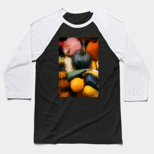 Fall Basket Photo Painting Baseball T-Shirt